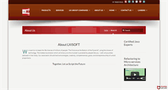 Desktop Screenshot of lxisoft.com